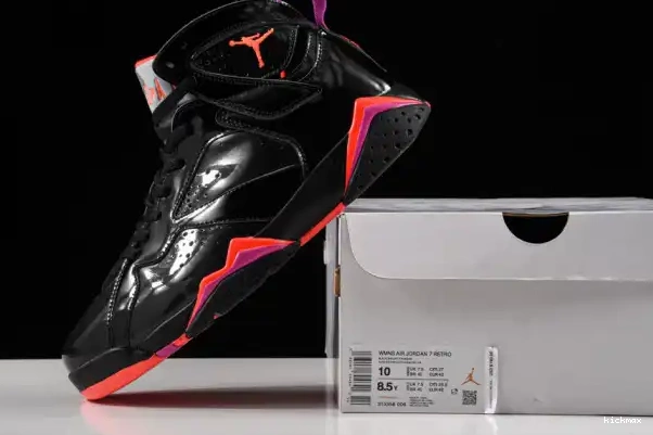 Cheap MAX 7 Air Patent Black Retro 313358-006 Jordan 0322